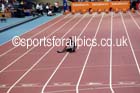 Mens 100 metres Yohan Blake sitting on the track after injuring himself at the Glasgow Diamond League. Photo: David T. Hewitson/Sports for All Pics